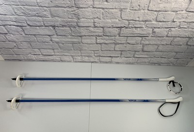 Vintage Exel Nova Cross Country Ski Poles 125cm *Missing 1 Rubber Strap* Finland