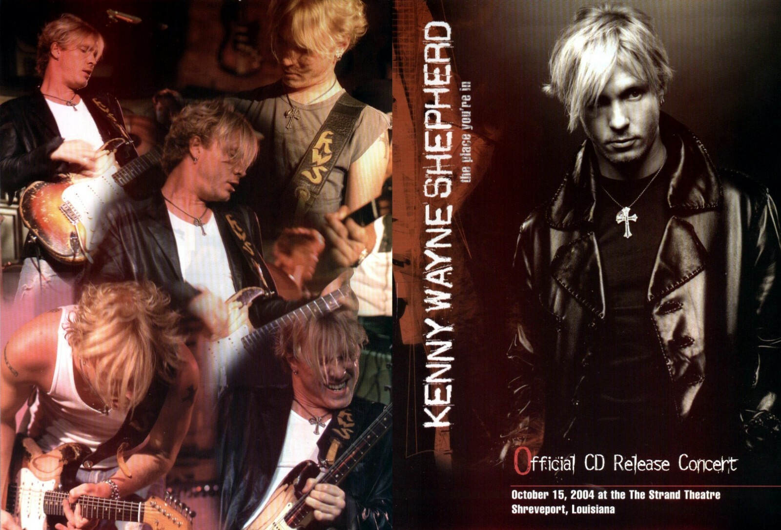 2004 KENNY WAYNE SHEPHERD “The Place You’re In” CD Release CONCERT PROGRAM