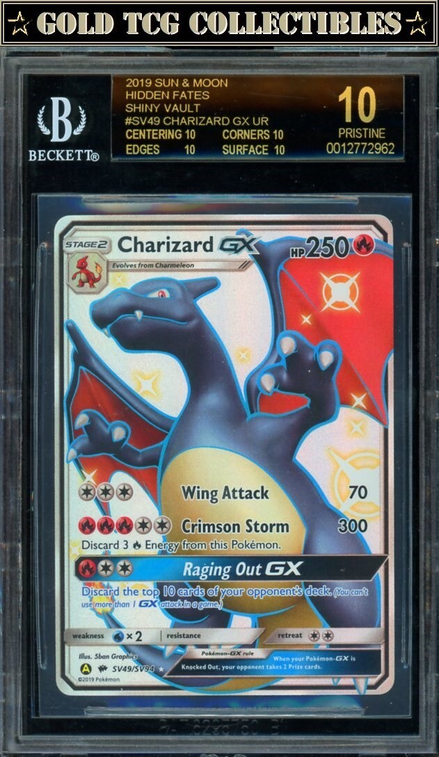 【PSA10】N Pokemon Hidden Fates Shiny Vault CHARIZARD GX BGS 10 BGS10