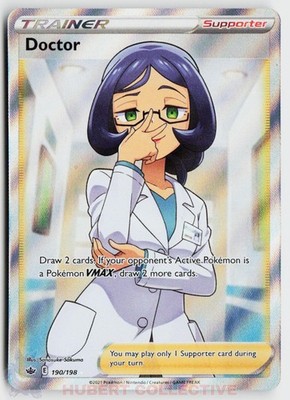 Doctor 190/198 Ultra Rare Chilling Reign Pokemon Holo NM/M