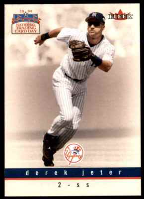 2004 Fleer National Trading Card Day Derek Jeter #1 OF 9 7 New York Yankees