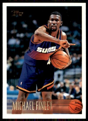 1996-97 Topps Michael Finley Phoenix Suns #1 NBA Basketball