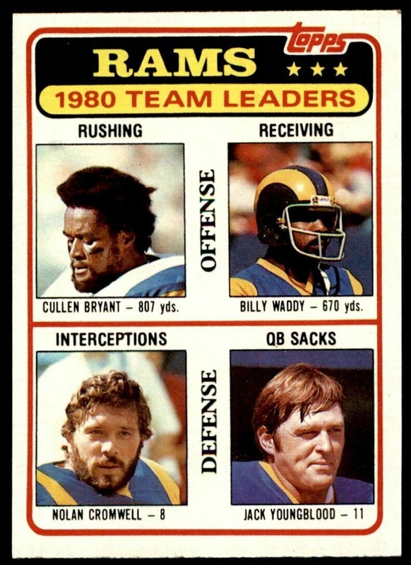 Los Angeles Rams Football Cards The Best Current Ebay Cards for Sale