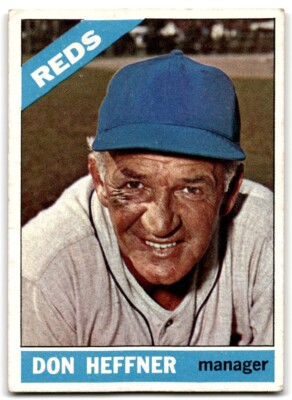 1966 Topps (B) Don Heffner Cincinnati Reds #269