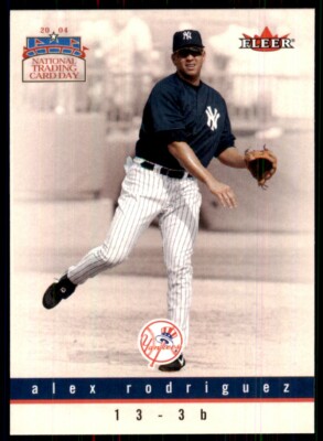 2004 Fleer National Trading Card Day Alex Rodriguez New York Yankees #2