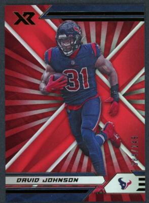 2021 Panini XR - David Johnson - Red /249 #41 Houston Texans