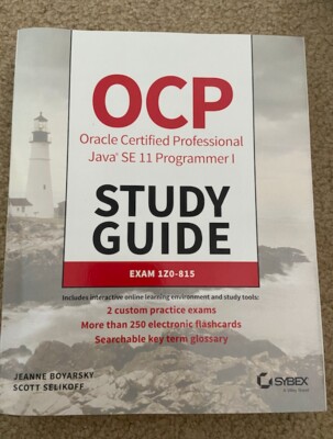 OCP Oracle Certified Professional Java SE 11 Study Guide BRAND NEW, NEVER USED