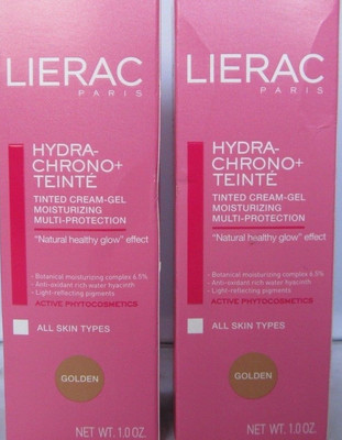 2 - Lierac Hydra-Chrono Tinted Cream-Gel Moisturizing Multi-Protection - Golden 