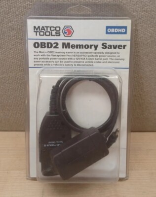  MATCO TOOLS MODEL OBDHD          OBD2 MEMORY SAVER (NOS)