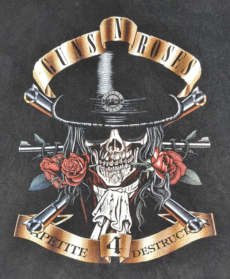 GUNS N ROSES 1993 T shirt USE YOUR ILLUSION TOUR Apetite 4
