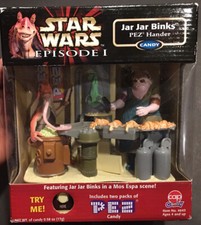 1999 STAR WARS BATTERY OPERATED JAR JAR BINKS PEZ CANDY HANDER FACTORY SEALED | eBay
