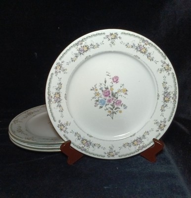 Gibson Designs Paradise Dinner Plate 10.75''D China Dinner Ware Set of 4
