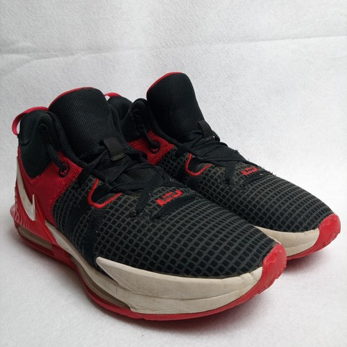 Lebron Witness VII EP 11 (US) ブラック/レッド Nike LeBron Witness 7 Mens Basketball Shoes Black Red DM1123