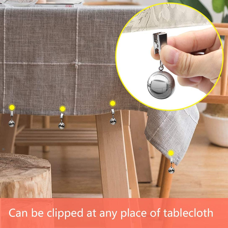Tablecloth Weights 10oz Heavy Premium Tablecloth Clips Added Weights 4 Pack New