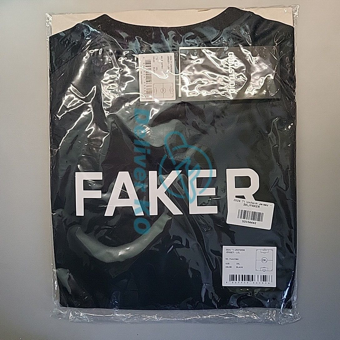 ウェア 2024 T1 Worlds Uniform Jersey Faker T1 SHOP T1 2024 Uniform Worlds Jersey White FAKER MarkingVer