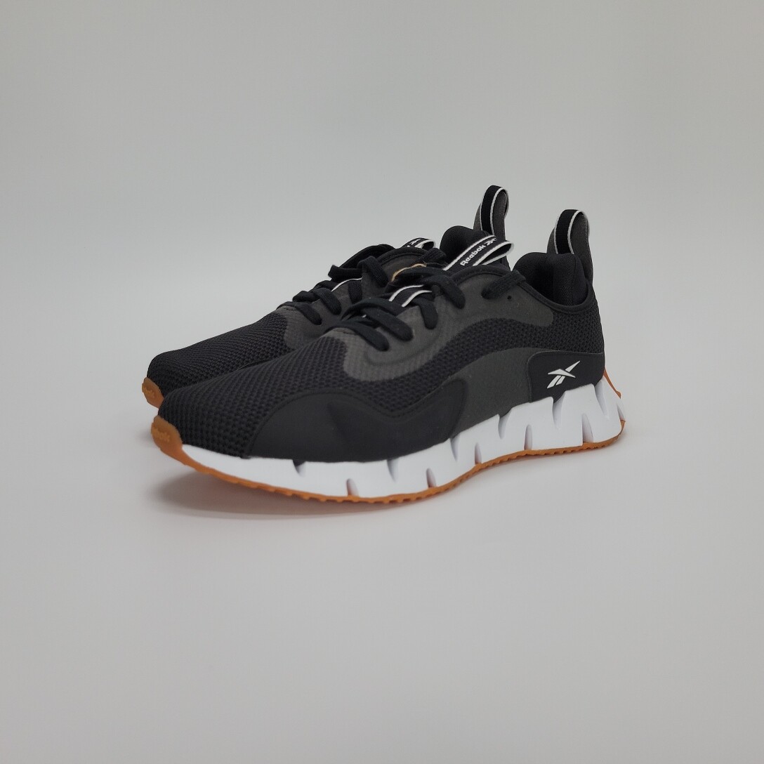 Reebok Men's Zig Dynamica Sneakers Athletic Run Black/White Sz 10.5 FX1092  NEW!: купить с доставкой из США, цена 7 792 руб - (363774482029)