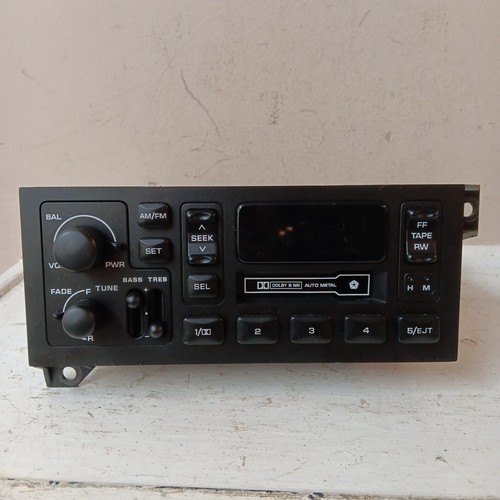 1984 - 2002 Chrysler Dodge Jeep AM/FM cassette radio, part
