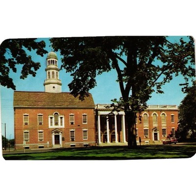Vintage Postcard The Old State House Dover Delaware DE Chrome Ed Kennedy DD 75