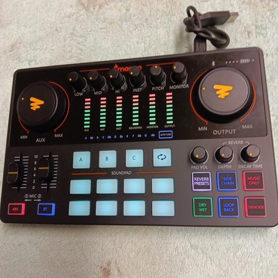 Podcasting Console Maono MaonoCaster E2 , Mixer Dual Mic Input Effects AME2 Nice
