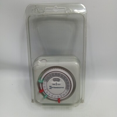 INTERMATIC Lamp/Appliance 24 Hr Timer Model # TN111 Easy Set Dual Times. New