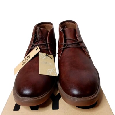 Madden NYC Men s Adam Chukka Dress Boots Leather Brown Size 8 Comfort Insoles