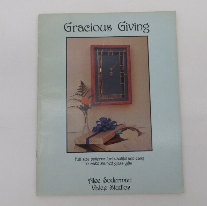 Gracious Giving Stained Glass Gifts Pattern Book Alee Soderman Valee Studios art