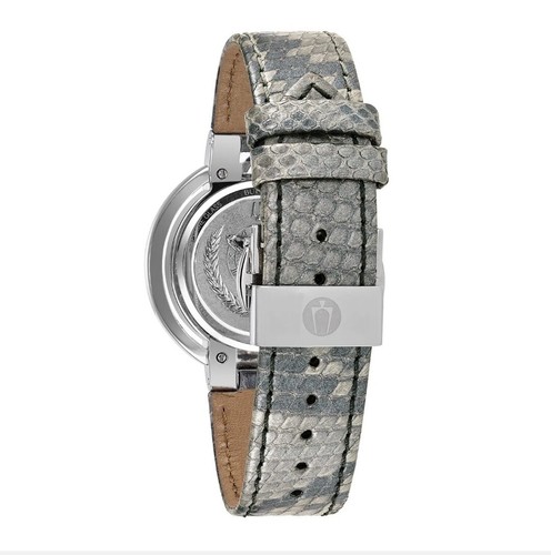 Pre-owned Bulova Rubaiyat Women's Diamond Accent Markers Cabochon Crown 35mm Watch 96r218
