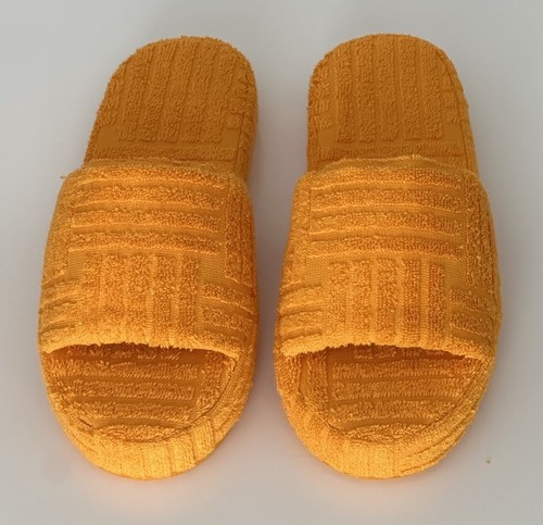 Pre-owned Bottega Veneta Womens Intrecciato Resort Sponge Slipper Yellow 10 Us 659139 $600