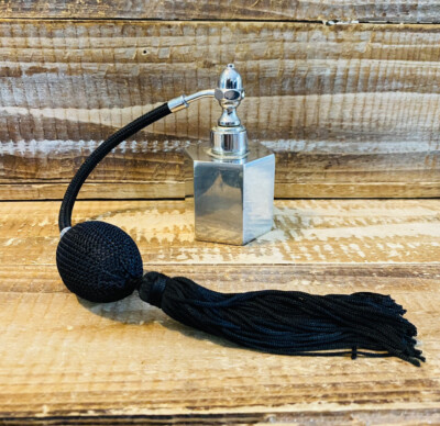 Vintage Alchemy Pewter Perfume Atomizer Sheffield England Gothic