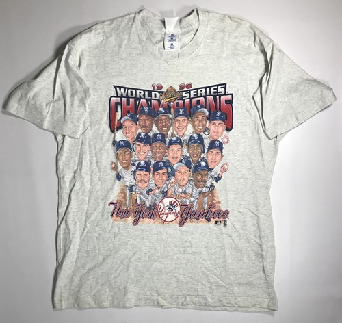 長期未使用保管 MLB YANKEES ヤンキース 1996 WS 優勝記念 T Vintage OG 90's 96' New York Yankees World Series Champions