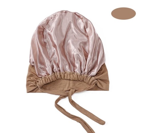 Jersey Satin Lined Hijab under scarf Cap Hijab Accessory Inner cap