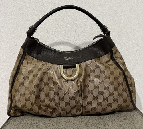 GUCCI 265692・493075 GG Crystal Handbag D Ring Abby GUCCI 265692・493075 GG Crystal Handbag D Ring Abby
