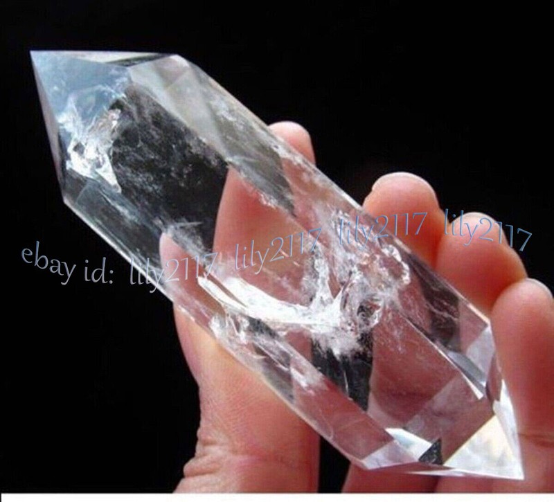 Natural Clear Quartz Rocks Crystal Wand Point Pound Healing Reiki