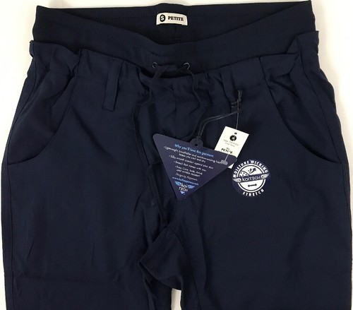 Koi Tech Mia Womens Small Petite Navy Stretch Scrub Pants Style# 726-P NWT