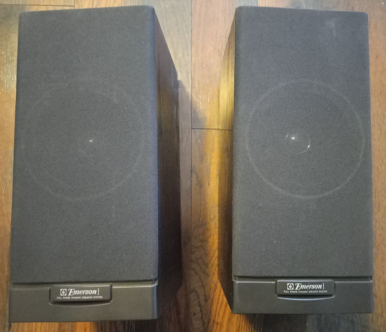 Vintage Emerson Full Range Dynamic Speaker System Pair of
