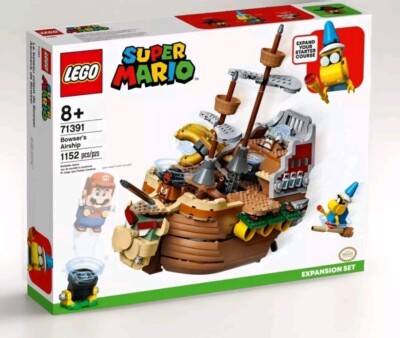 LEGO 71391 Bowsers Airship Expansion Retired Nintendo New Sealed Mario Set