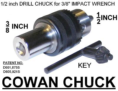 3/8 INCH IMPACT WRENCH DRILL CHUCK ~~~~~  Free Shipping