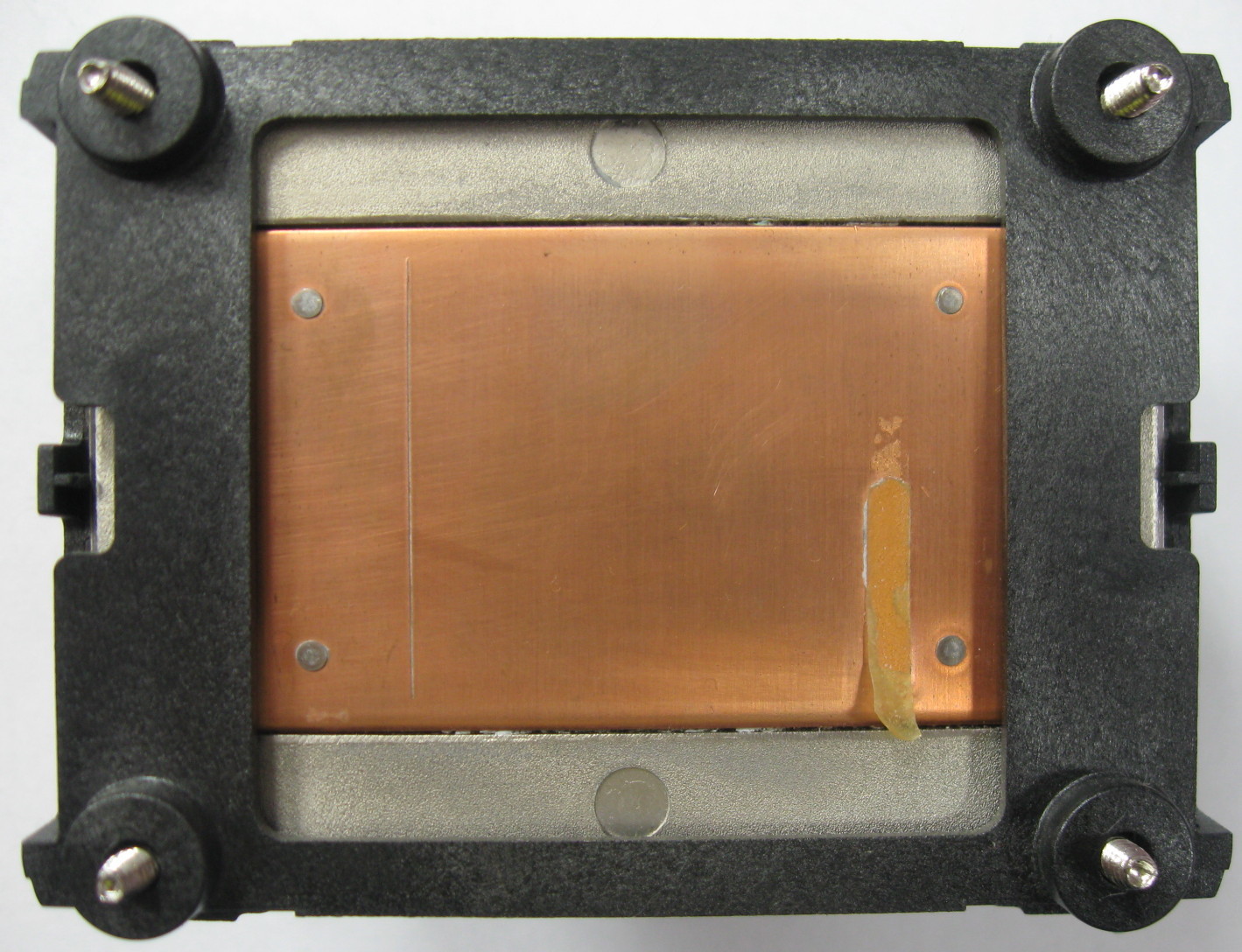 Copper CPU Heatsink F3865 w/ Mounting Bracket & Screws Dell Dimension Used