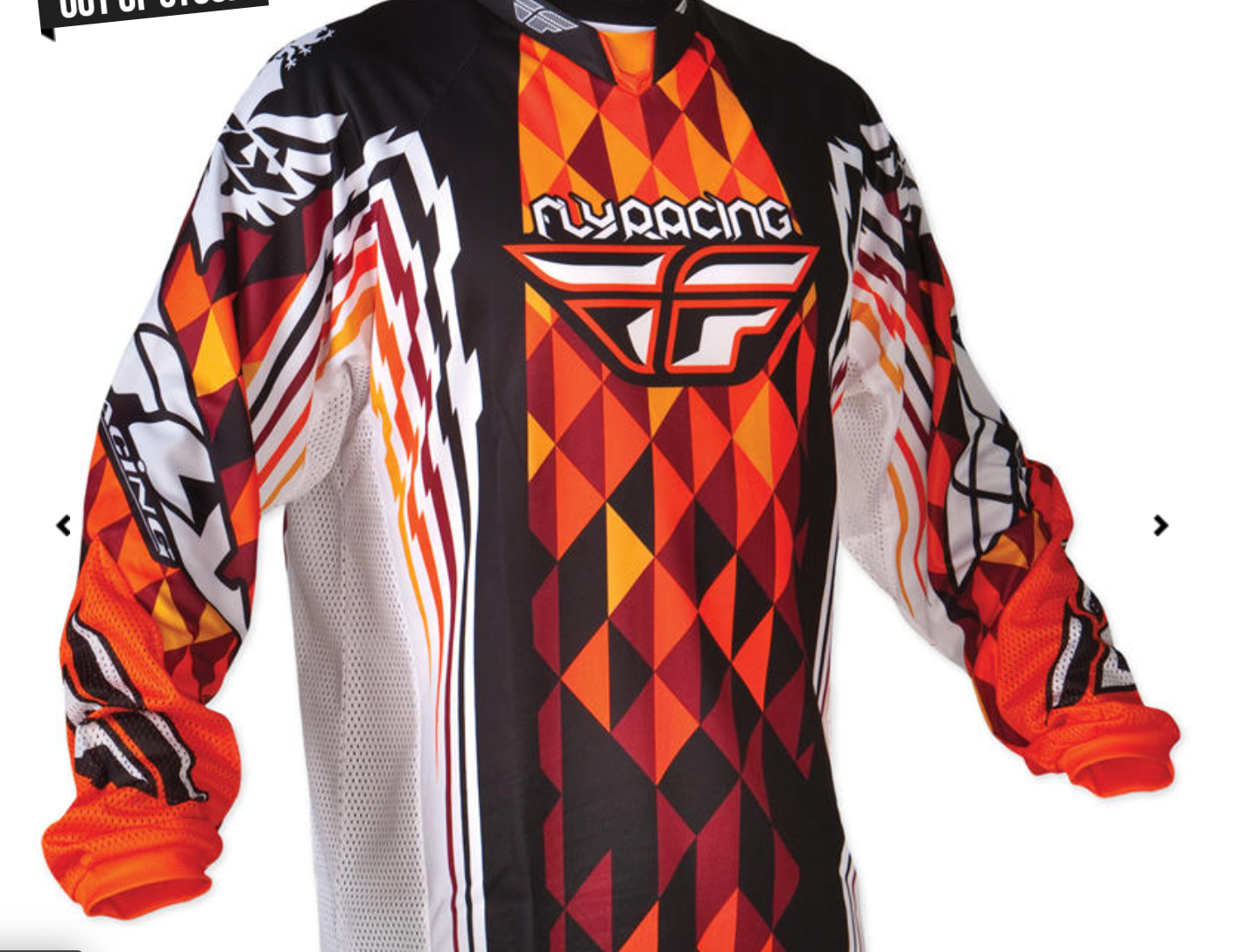 Fly Kinetic Orange Medium Jersey 365-228m | Motocross | Men