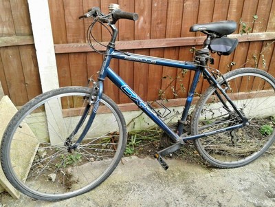 MENS PUSHBIKE BICYCLE APOLLO CX10S 7 GEARS ALUMINIUM TUBING BLUE