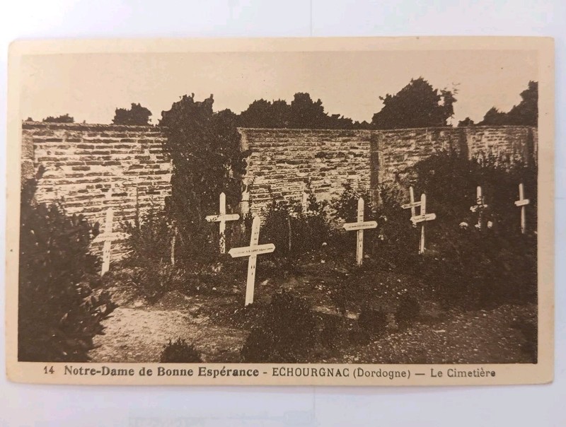 Cpa Echourgnac (24), Le CimetiÃ¨Re
