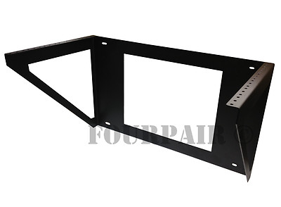 6 Space 6U 19'' Vertical Low Profile Space Saver Network IT Steel Wall Mount Rack