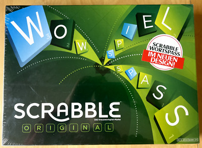 Scrabble Word Game German Edition (2012) - SEALED NEW!!!