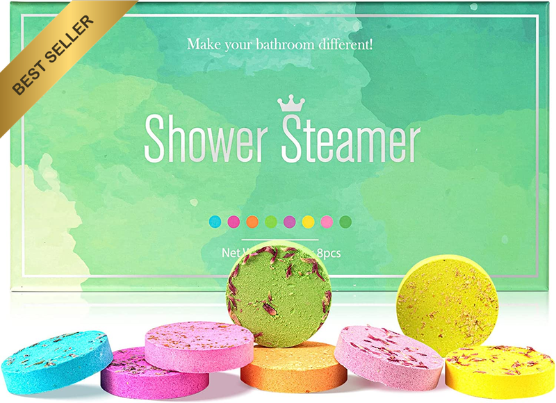Shower Steamers Aromatherapy,Shower Bombs with Essential Oils for Women and Men，