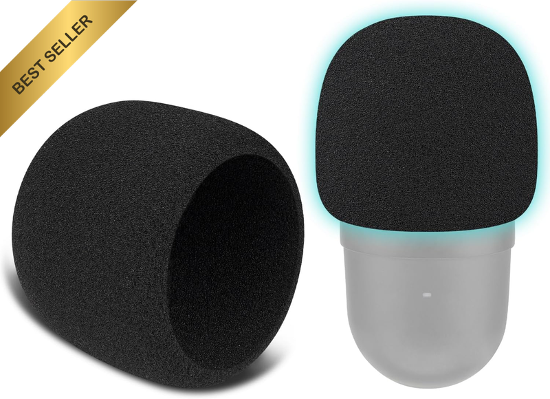 2Pcs Microphones Pop Filter for Razer Seiren Mini/Seiren V2 Pro, Protective Mic