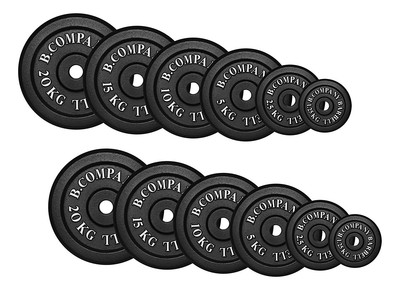 Guss 107,5Kg (1,25, 2,5, 5, 10, 15, 20) Hantelscheiben 30/31mm