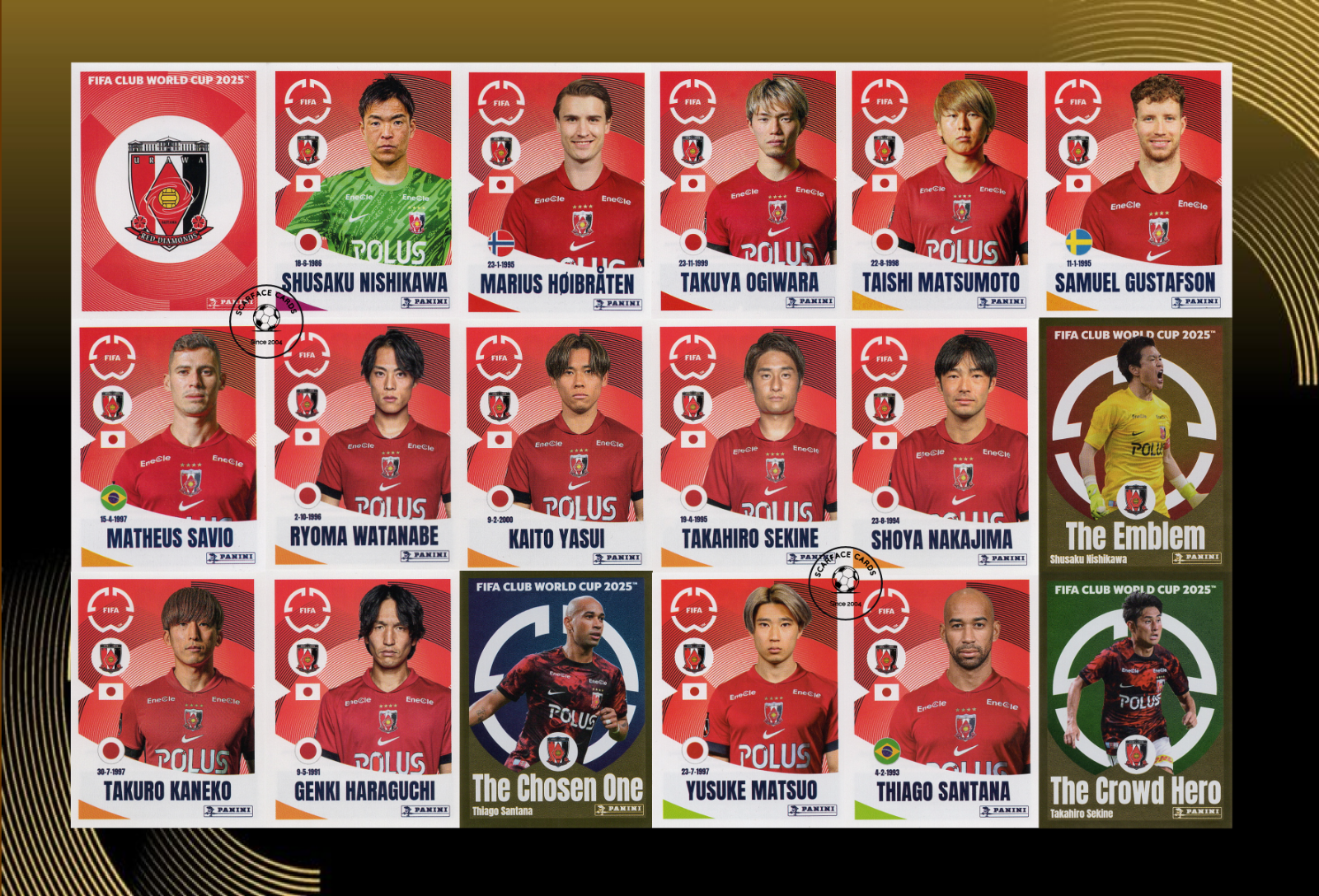 2022 PANINI PRIZMユスフ・ポウルセン& W杯公式ステッカーセット 2022 PANINI PRIZMユスフ・ポウルセン& W杯公式ステッカーセット