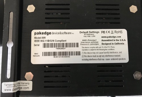 Pakedge W6 Enterprise-Class High Power Throughput Wireless-N Access Point