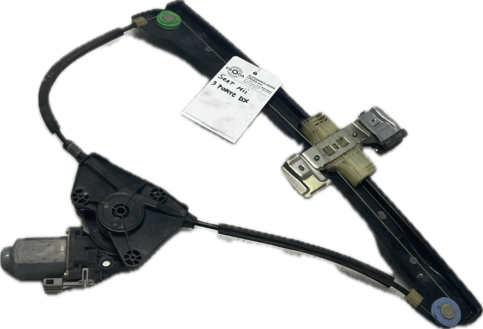 Alzavetro alzacristalli per modello SEAT MII 3 porte destro codice: 1S3837462A