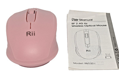 Rii Wireless Mouse RM700 2.4G Silent Mouse with USB Receiver for Laptop/PC/Mac